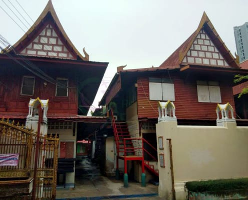 ด้านหน้ากุฏิพระ วัดบางนาใน โดยร้าน Reedthai ด้านหน้ากุฏิพระ วัดบางนาใน โดยร้าน Reedthai