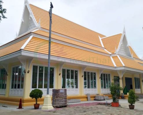 ด้านหน้าศาลา วัดศิริพงษ์ธรรมนิมิต โดยร้าน Reedthai ด้านหน้าศาลา วัดศิริพงษ์ธรรมนิมิต โดยร้าน Reedthai