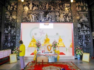 บริเวณที่ไหว้พระ วัดไผ่ตัน โดยร้าน Reedthai บริเวณที่ไหว้พระ วัดไผ่ตัน โดยร้าน Reedthai