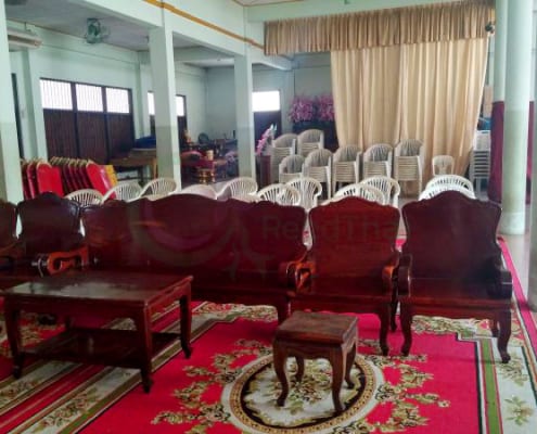 ภายในศาลา วัดน้อยนางหงษ์ โดยร้าน Reedthai ภายในศาลา วัดน้อยนางหงษ์ โดยร้าน Reedthai