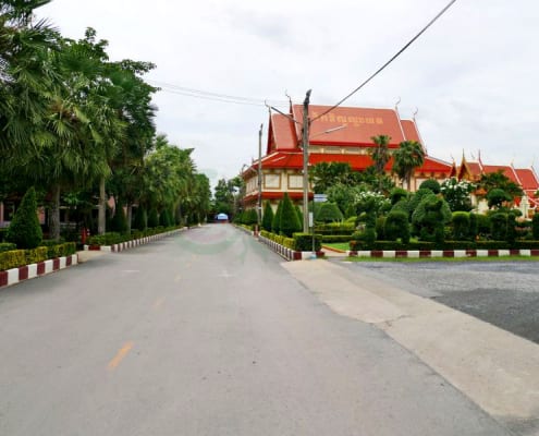 ถนนเข้าวัด วัดธัญญะผล โดยร้าน Reedthai ถนนเข้าวัด วัดธัญญะผล โดยร้าน Reedthai