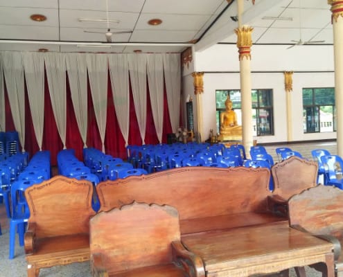 ภายในศาลา วัดแสนสุข โดยร้าน Reedthai ภายในศาลา วัดแสนสุข โดยร้าน Reedthai