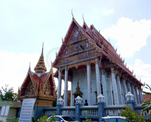 หน้าโบสถ์ วัดทินกรนิมิต โดยร้าน Reedthai หน้าโบสถ์ วัดทินกรนิมิต โดยร้าน Reedthai