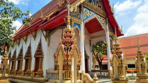 โบสถ์ด้านหน้า วัดส้มเกลี้ยง โดยร้าน Reedthai โบสถ์ด้านหน้า วัดส้มเกลี้ยง โดยร้าน Reedthai