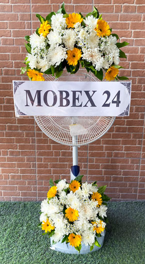ร้านพวงหรีดวัดนวลจันทร์ พวงหรีดจาก Mobex 24